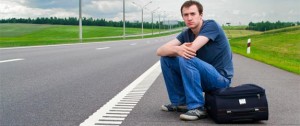 travel-alone-road